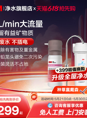 3m净水器家用直饮厨房滤水器母婴超滤净水机饮用水过滤器DWS1663