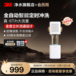 3M前置过滤器家用全自动反冲洗全铜免换芯F41WA 双网滤芯