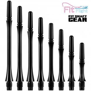 COSMO Slim FIT GEAR 黑色细腰固定or旋转飞镖杆 SHAFT 日本原装