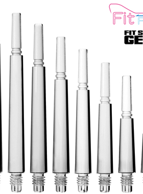 日本原装COSMO FIT SHAFT GEAR NORMAL 透明标准固定or旋转飞镖杆