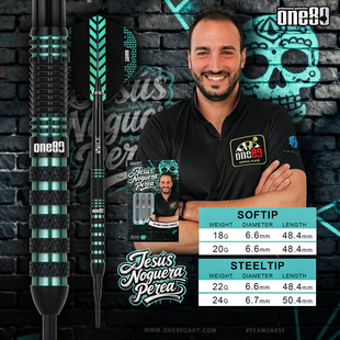 2026原装ONE80新品Jesus Noguera Perea软式硬式钨钢飞镖三支套装
