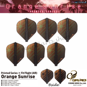 Flight Fit Orange 新品 Sunrise飞镖翼镖叶镖尾3个套装 COSMO