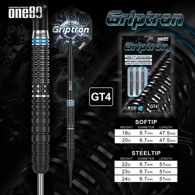 ONE80GriptronGT4钨钢镖套装