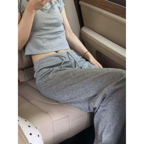 升级宽腰不勒肚显瘦直筒糯米裤