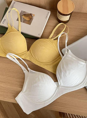 missli蜜思里小胸内衣蕾丝聚拢无钢圈文胸透气收副乳防下垂胸罩。