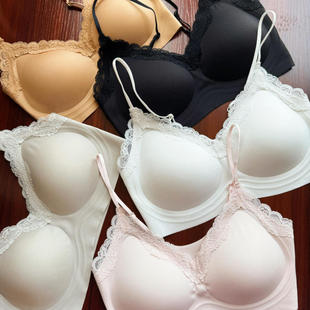 平平里U家平替舒芙蕾套头版 细肩带美背无痕内衣遮副乳文胸不空杯
