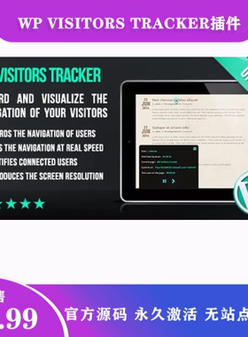 WP Visitors Tracker 访客日志追踪操作网站统计WordPress插件
