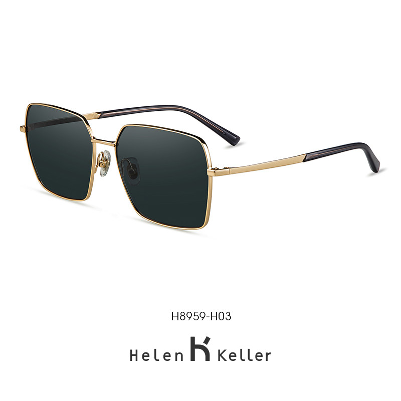 海伦凯勒新款方框偏光太阳镜男防紫外线开车专用墨镜金属风男款,ZIPPO/瑞士军刀/眼镜,太阳眼镜,淘宝优惠券,粉丝福利购,淘宝优惠卷