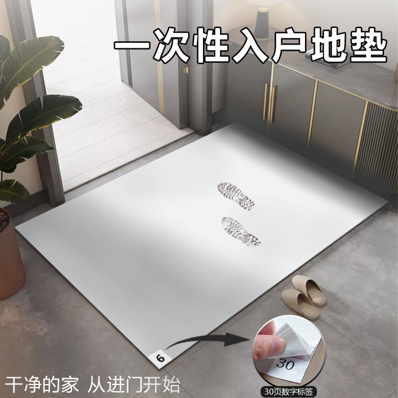 一次性防脏60x90入户地垫门垫图片