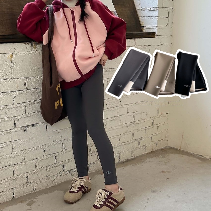 冬季女童加绒加厚瑜伽裤打底裤子