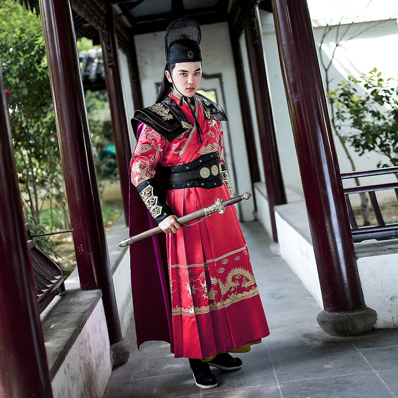 明制锦衣卫男装汉服刺绣交领飞鱼服套装影视剧明朝太监锦衣卫春夏