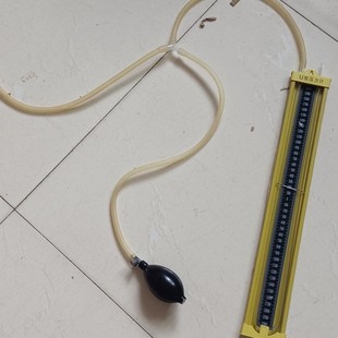 合金压力计压差燃气水柱打压测漏气球天然气三通管道配套天燃气