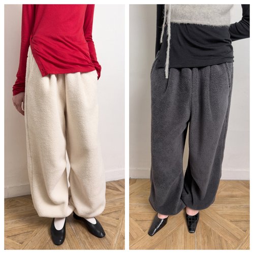 韩国diagonal直邮代购2025秋冬休闲舒适宽松简约百搭时尚保暖长裤