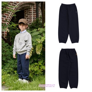 100 童装 165 2024秋春儿童中大童海军蓝休闲裤 been韩国直邮代购