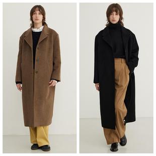 长款 2024秋冬女装 美利奴羊毛大衣外套 AROUND直邮代购 韩国STEP