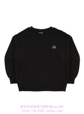 been韩国代购2023春秋儿童黑色休闲长袖圆领T恤上衣童装120-155