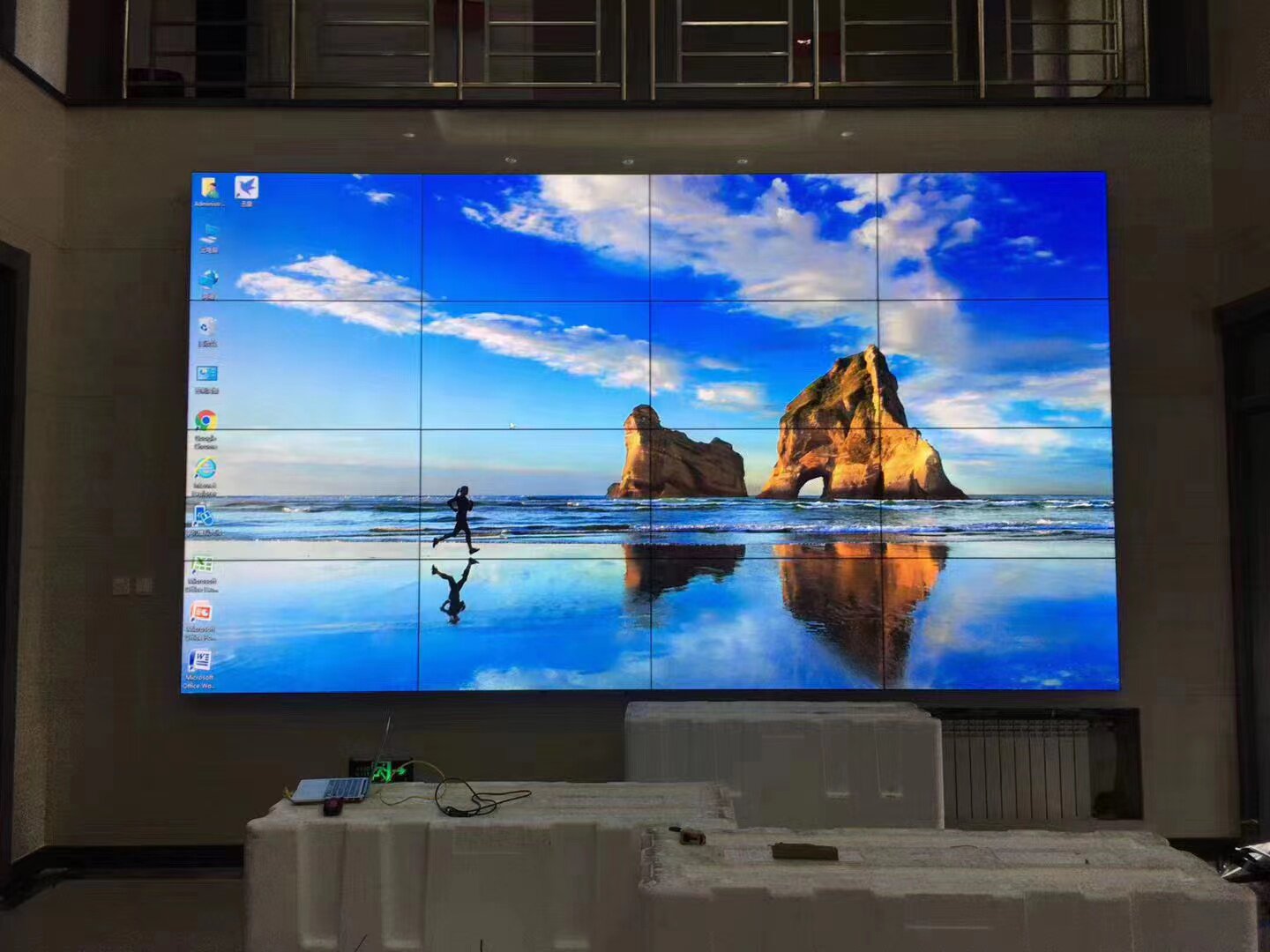 46 49 55寸液晶拼接屏电视墙京东方三星展厅监控显示器机柜式大屏