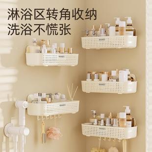 洗手间置物架免孔大号塑料厚打家用料墙上厨加房壁挂收纳调架