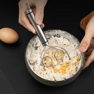 家用不锈钢和面工具面粉搅拌器和面搅拌棒厨房搅蛋打粉器