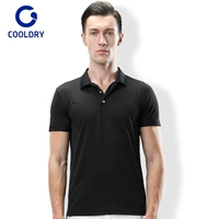 Mùa hè ngắn tay áo polo nam đào tạo độ ẩm loạt lap thể thao ngắn - Áo polo thể thao polo trắng