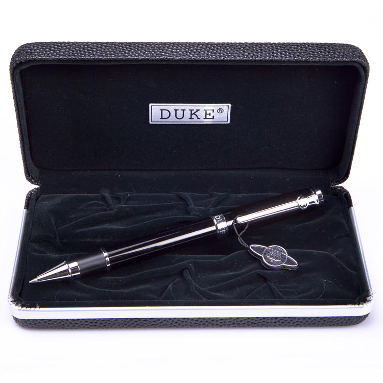 【 Group buying gift 】 quality goods Germany duke duke carbon fibre black Gift box Pearl pen Metal rod Signature pen company Male and female business affairs gift originality gift enterprise customized Lettering logo