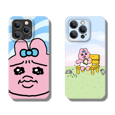 恶搞opanchu可爱粉色内裤兔适用苹果16promax手机壳iPhone15少女14菲林硬壳13全包2华为mate荣耀oppo小米vivo