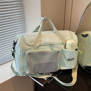 运动健身包女防水干湿分离游泳包短途旅行包手提轻便大容量行李包