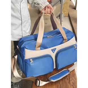 防水旅行包女轻便短途登机包手提行李袋斜挎大容量干湿分离健身包