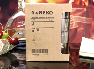 包邮国内宜家代购Reko雷科杯子宜家玻璃杯 宜家水杯 茶杯