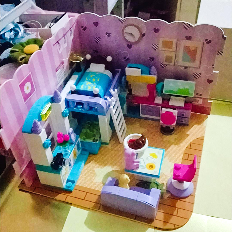 新款启蒙积木冰淇淋车雪糕车小型简单6-8岁女孩益智拼装玩具生日-封面