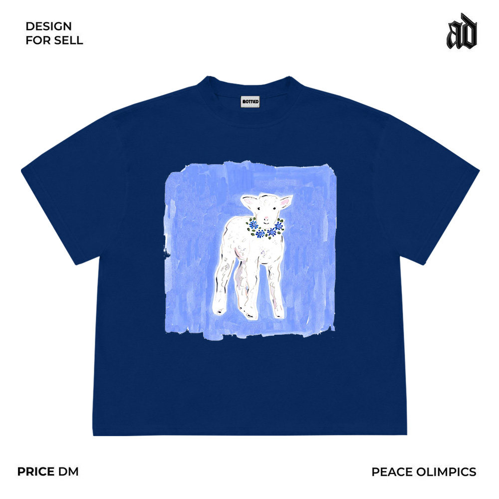 Mottled斑驳 只做美式复古重磅 小领口！独特插画设计vtg短袖T恤