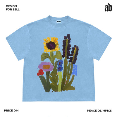 Mottled斑驳 小领口！街头rapper穿搭撞色基础款质感街头短袖T恤