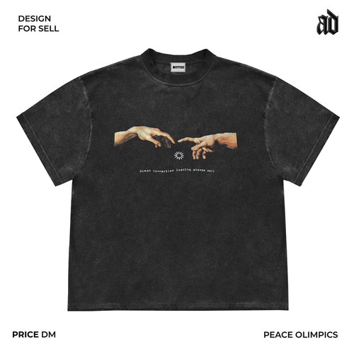 Mottled斑驳 只做美式复古重磅 创造亚当小众vintage创意短袖T恤