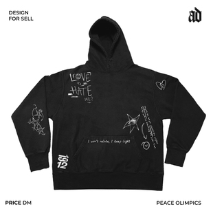 厚重感！亚文化版型！连帽卫衣星星爱心慵懒风个性潮流感拉满