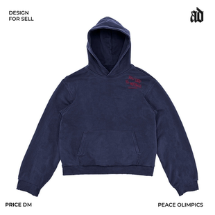 厚重感！美式重磅！街头嘻哈小众英文欧美ins风嘻哈宽松连帽卫衣