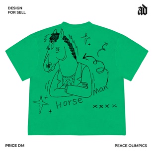 美式260G重磅！BoJack Horseman马男波杰克卡通美式短袖T恤宽松