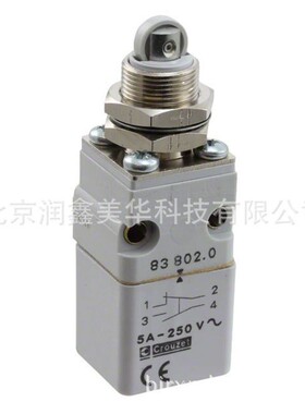 供Crouzet高诺斯快动限位开关致动圆形针状冲杆瞬时开关83802001
