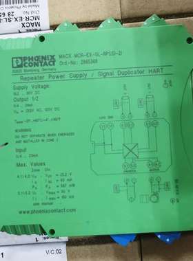 菲尼克斯隔离放大器2924207隔离器MACX MCR-SL-RPSSI-I-SP现货
