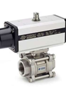 D101H003气动球阀，意大利OMAL，口径DN10压力PN64黄铜镀镍球阀