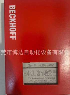 倍福BECKHOFF模块 KL3182 全新原装现货实拍议价