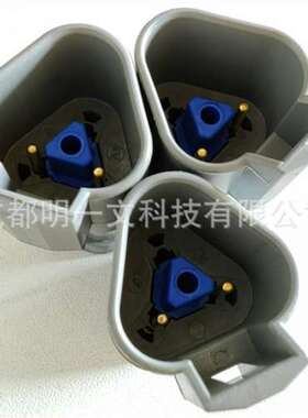TE德驰DT04-3P-P006公塑壳  3孔 防水 13A 线径14-20AWG灰色原装