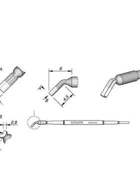 西班牙 JBC C210-015 焊接连接器内部?08引线烙铁头 C210015