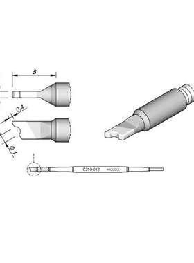 西班牙 JBC C210-012 烙铁头 C210012 烙铁芯 适用于T210-A