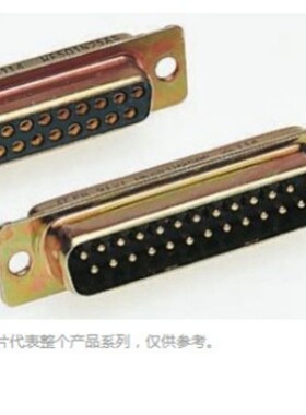 ITT 2.74mm节距15路通孔安装D-sub连接器插座DA-15S-0L2-A191-A19