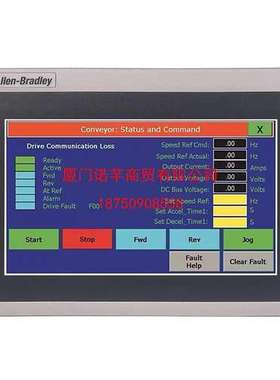 2711P-T15C4A8 2711P-K15C4D8 罗克韦尔美国触摸屏2711P-T4W21D8S