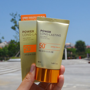 SHOP FACE 菲诗小铺POWER自然阳光防水隔离50倍防晒 THE 韩国正品
