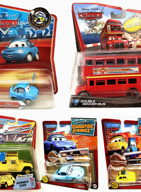 正版美泰汽车总动员合金玩具车教皇头盔板牙精品稀缺款盒装