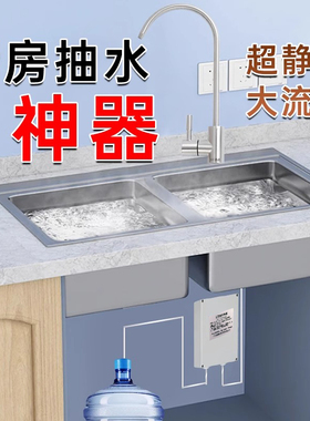 桶装纯净水电动吸水器抽水自动上水家用线管机静音台下水槽抽水泵
