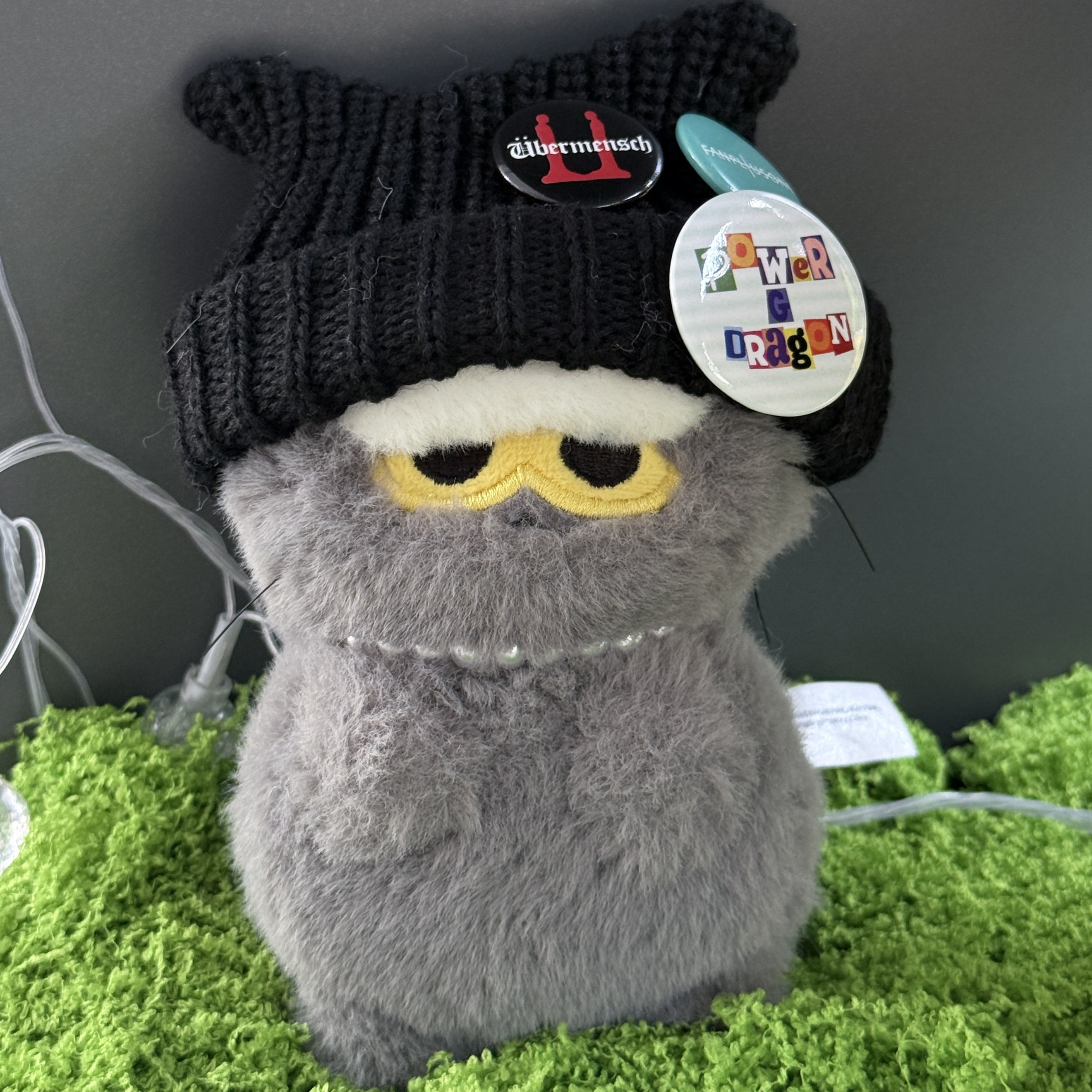 GD权志龙同款猫头帽 zoalabubu 适用,模玩/动漫/周边/娃圈三坑/桌游,棉花娃娃/毛绒玩具娃衣,淘宝优惠券,粉丝福利购,淘宝优惠卷