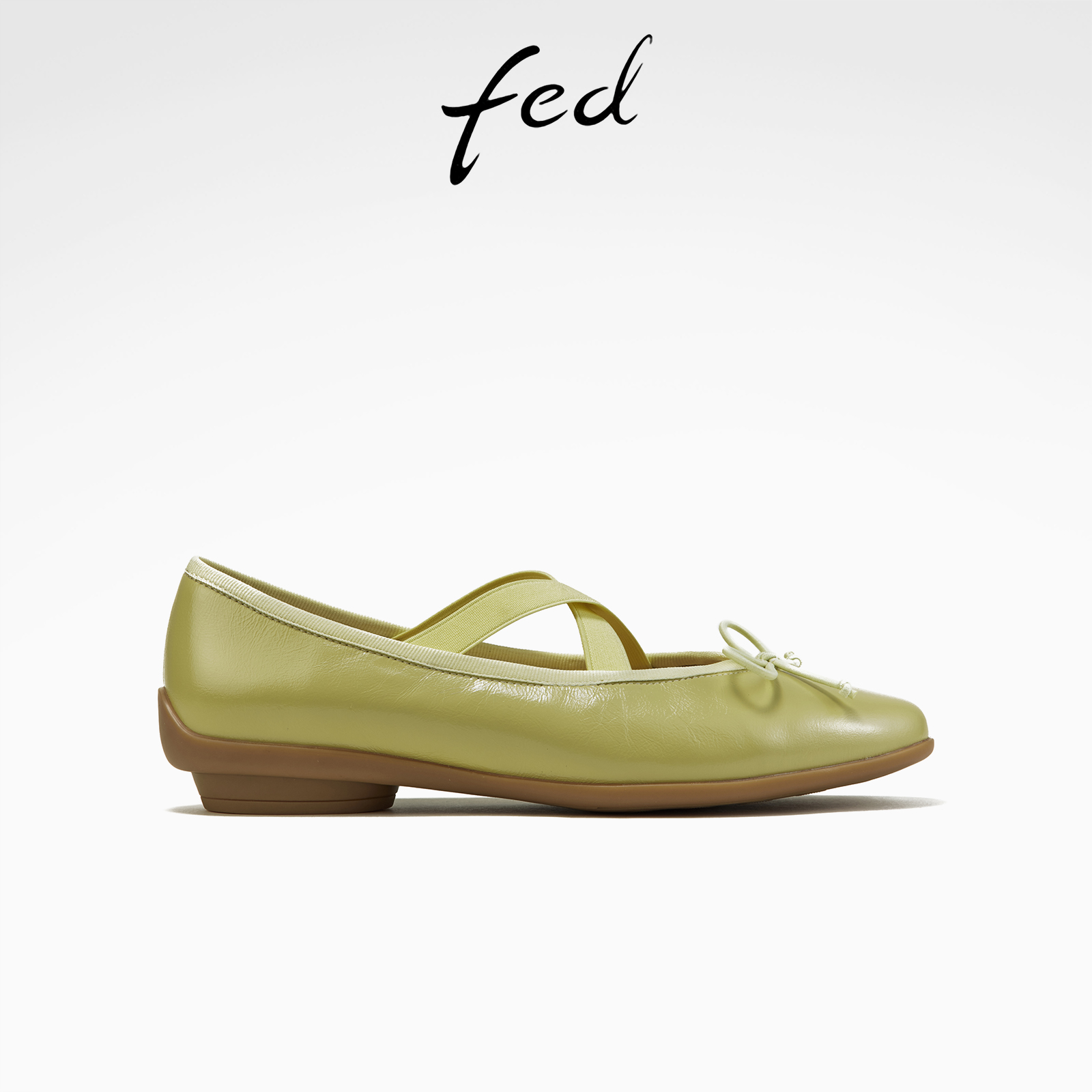 fed芭蕾鞋春季新款女鞋交叉带玛丽珍鞋真皮单鞋女款S0205-ZCA725